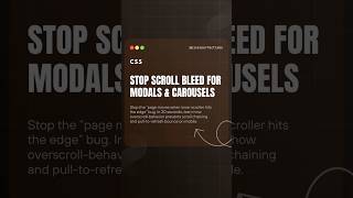 Stop Scroll Bleed in 30 Seconds