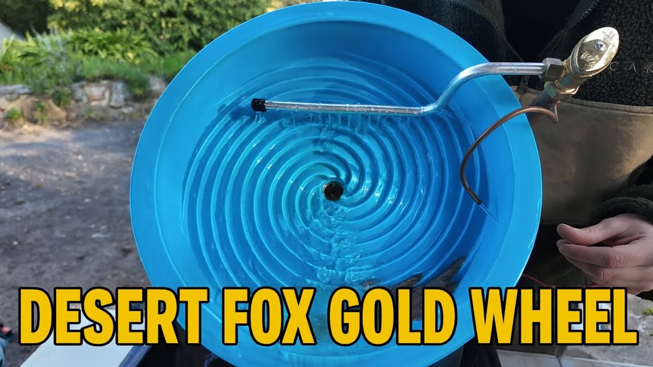 Desert Fox Gold Wheel Test – Chunky & Fine Gold (20 & 50 Mesh)