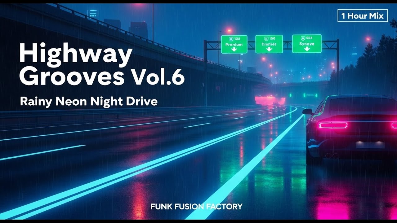 Chill Disco Funk Road Trip | 1 Hour+ Mix (Study/Work/Drive) — Highway Grooves Vol.6