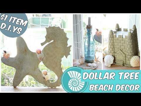 DOLLAR TREE BEACH DEKO EASY D.I.Y TUTORIAL
