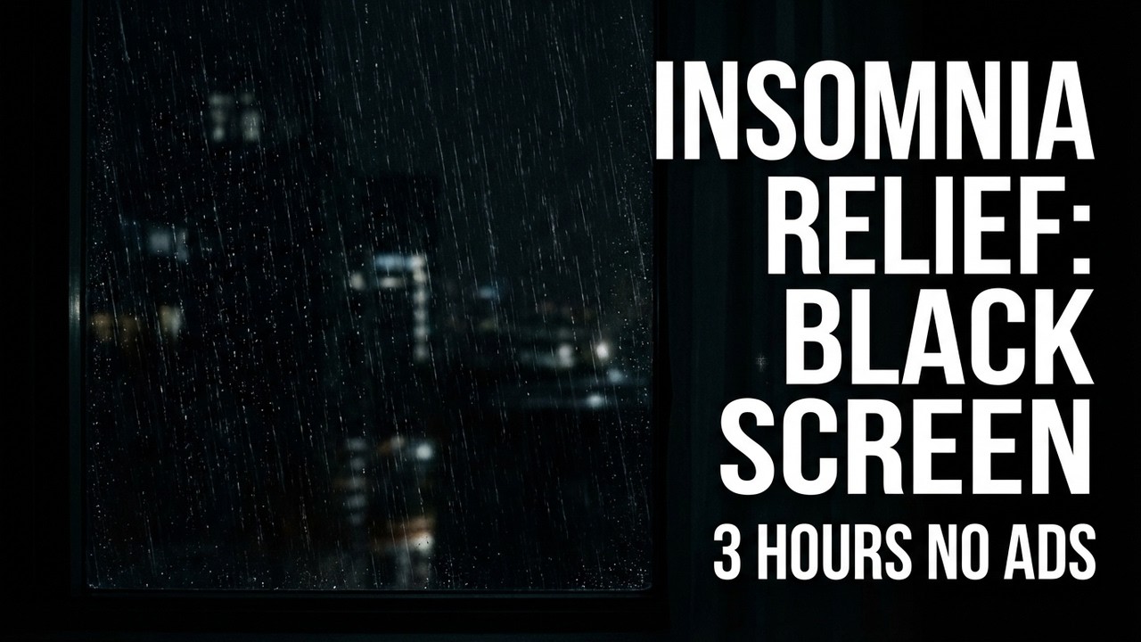 Heavy Rain Sounds for Sleeping - Rain Sounds for Relaxing & Sleeping 3 hours