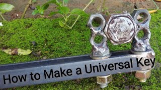 Wow!Awesome ideas|How to Make a Universal Key