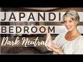 JAPANDI BEDROOM | Dark Neutral Colours | Shop &amp; Decorate With Me | Minimalistic Interior DesignStyle