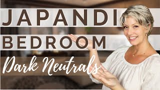 JAPANDI BEDROOM | Dark Neutral Colours | Shop &amp; Decorate With Me | Minimalistic Interior DesignStyle