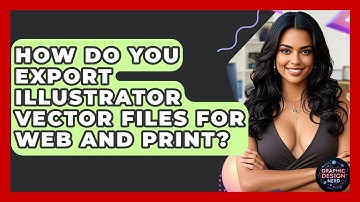How Do You Export Illustrator Vector Files For Web And Print? - Graphic Design Nerd