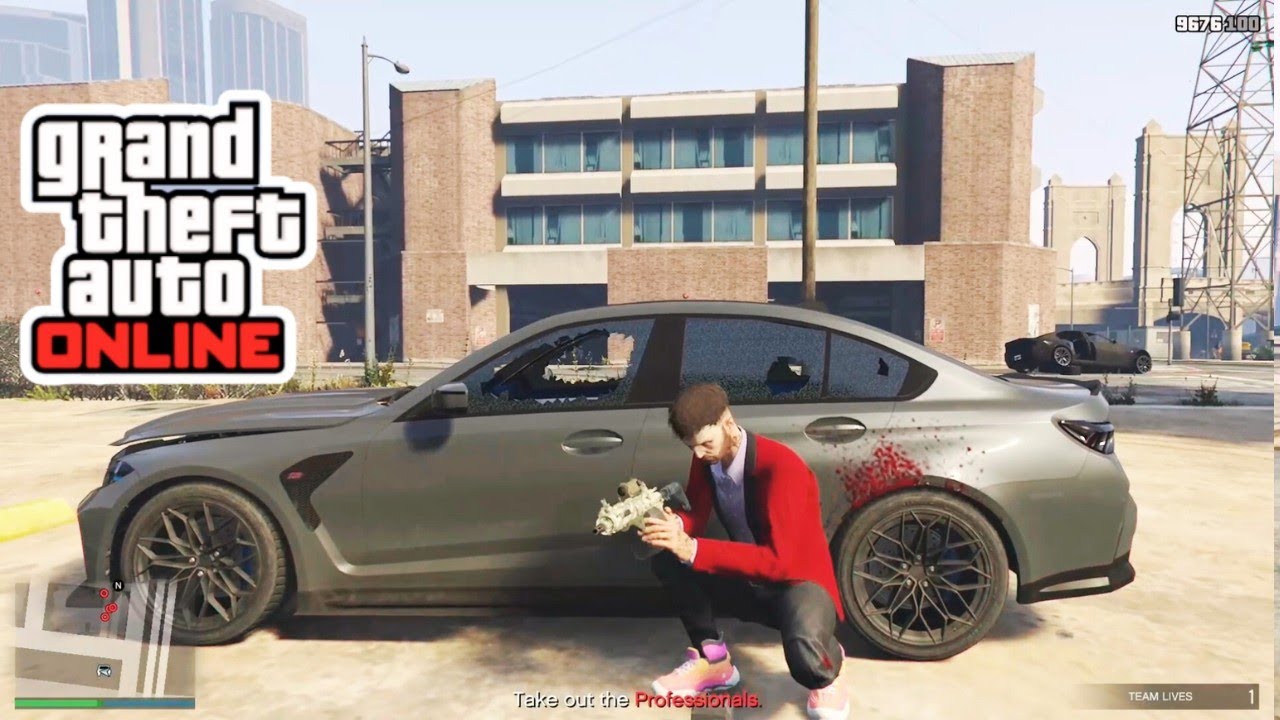 GTA 5 Online Rooftop Rumble: Eliminating FIB Agents & Professionals Mission 