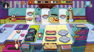 SpongeBob: Krusty Cook-Off ; Weenie Hut Jr.’s- Level 15 *NO AUDIO (IOS & Android)