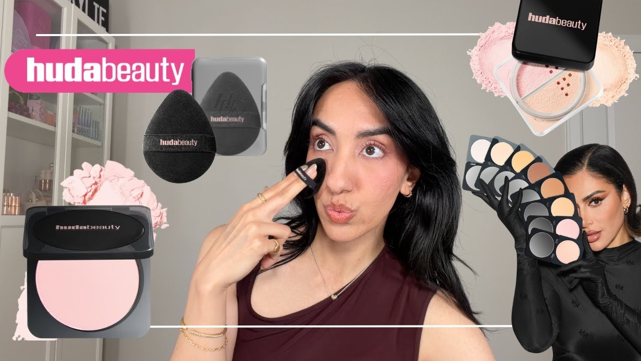 Huda Routine Huda Beauty Easy Bake Pressed Powder & How to Add it to your Makeup ...