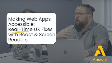 Making Web Apps Accessible: Real-Time UX Fixes with React & Screen Readers