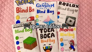 blind bag compilation | games edition! | ASMR | applefrog