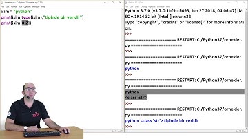 7  PYTHON    Karakter Dizileri