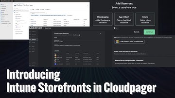 Intune Storefronts in Cloudpager