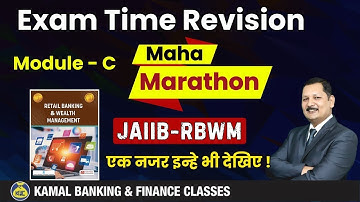JAIIB-Retail Banking Module C - part -1 unit 19 20 revision By Kamal Sir# il || 13 Nov 25 at 9:15 PM