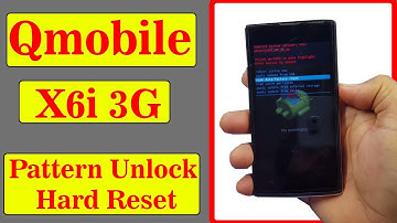 Qmobile X6i 3G Hard Reset || Pattern Unlock