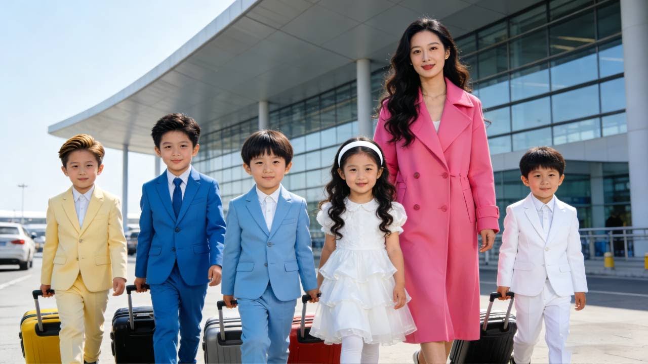 Sextuplets help their mother defeat bad woman, recover the inheritance, find dad, family reuniting