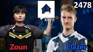 Was stimmt mit denen nicht?  🇰🇷 Zoun (P) vs 🇵🇱 Elazer (Z) - HomeStory Cup XXVII - Starcraft 2 - 2478