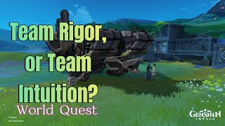Team Rigor, or Team Intuition? (Wasteland Engineering Achievement World Quest)