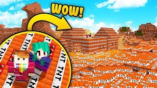 Jak Przeżyć W Świecie Z Tnt? - Minecraft Challenge Czoklet I Gaenali