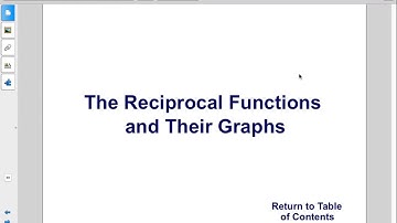 PreCalc Trig Funcs Reciprocal Function