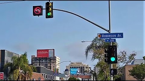 Traffic Signals On Rush Hour Mode (Robinson Ave & 6th Ave)