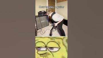 How to play a guitar #memes #shorts #viral