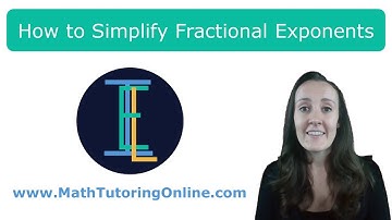 How to Simplify Fractional Exponents