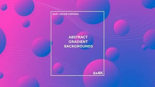 Abstract Gradient Backgrounds After Effects Templates
