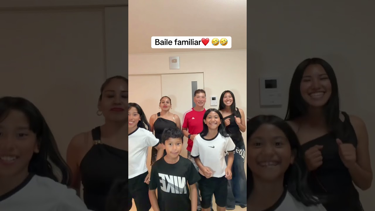 Que lindo baile divertido en familia #losanimales #familia #viral #fyp