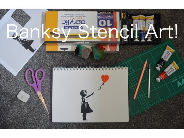 SPRAY PAINT A BANKSY STENCIL – IdealStencils