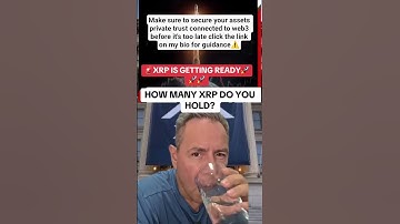 Secure your assets with a decentralised web3 wallet use the link in my bio #xrp #crypto #fyp