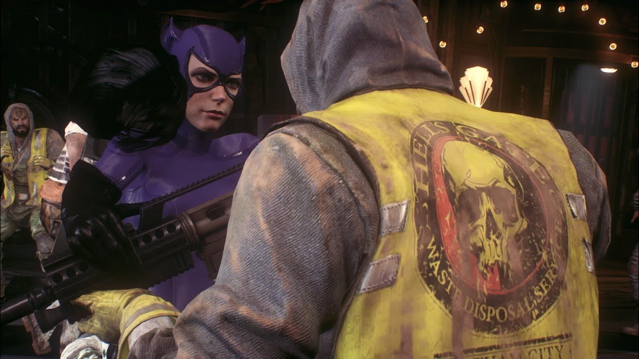 Batman Arkham Knight 1990's Catwoman Skin Gameplay - YouTube