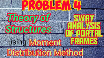 Problem 4 Sway Analysis of Portal Frames using MDM by Shruti Karanje