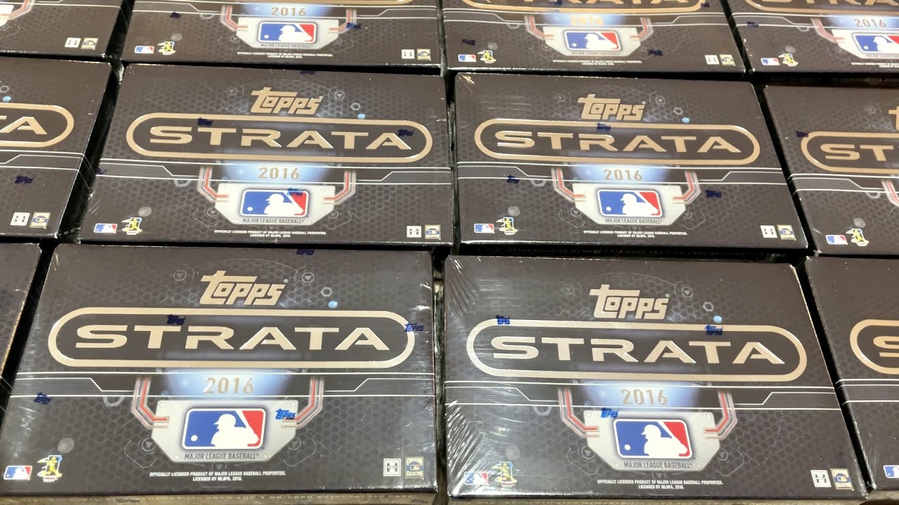 ALL CARDS ARE HITS! 2016 TOPPS STRATA CASE BREAK! (Throwback 