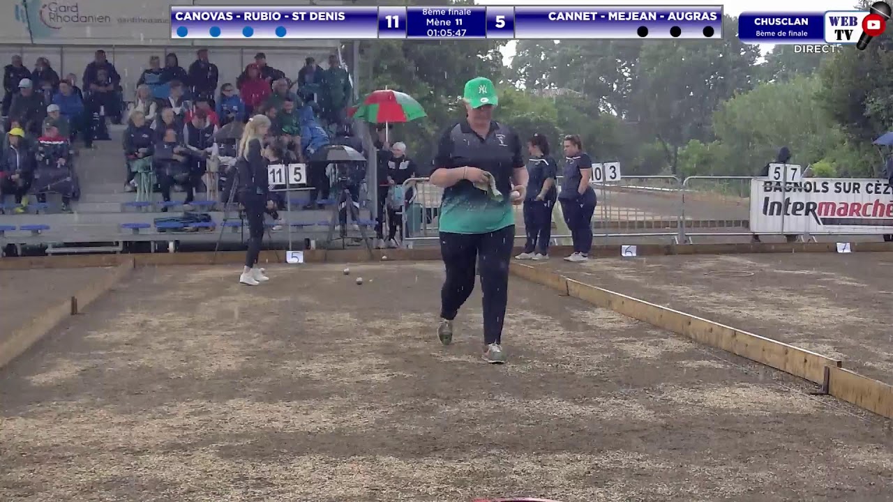 8ème finale CD30 TRIPLETTE SENIOR FEMININ Equipe CANOVAS contre équipe CANNET