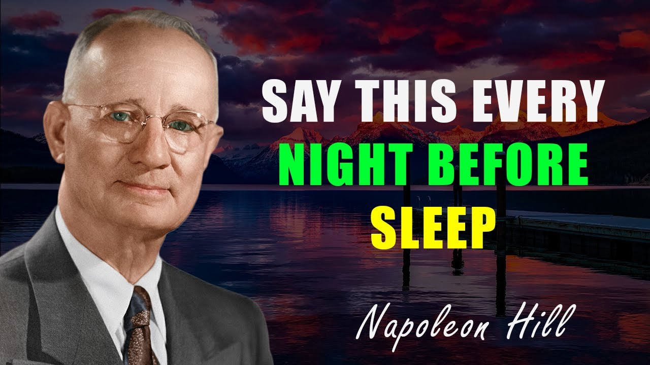 Bible Words: God Says Speak This Nightly Before Sleep | Napoleon Hill