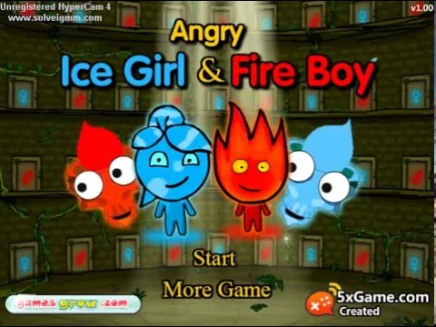 Fireboy and Watergirl 3 in The Ice Temple Walkthrough all the missions