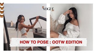 How to pose : ootw edition l Instagram poses l Aesthetic l Frozen Heart screenshot 3