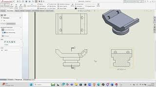 TUTORIAL DRAWING AXLE SUPPORT   SolidWorks2020