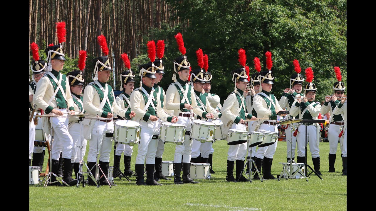 34. Landesmeisterschaft des LMSV in Zabeltitz - Kür Spielmannszug Radeberg