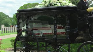 Former Governor Edwin Edwards funeral procession