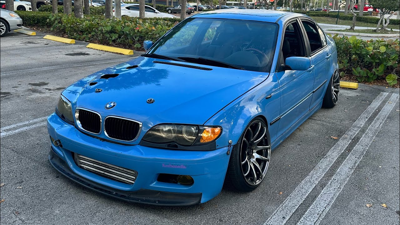 Turbo E46 pulls on 3 psi. Gets new turbo and exhaust leaks fixed