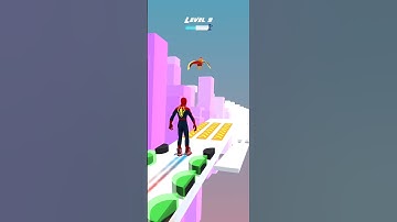 SPIDERMAN SKATER STACKER GAMEPLAY WALKTHROUGH | ANDROID,iOS MOBILE | SUPER HERO 🔥 #SHORTS GAMES 🔥