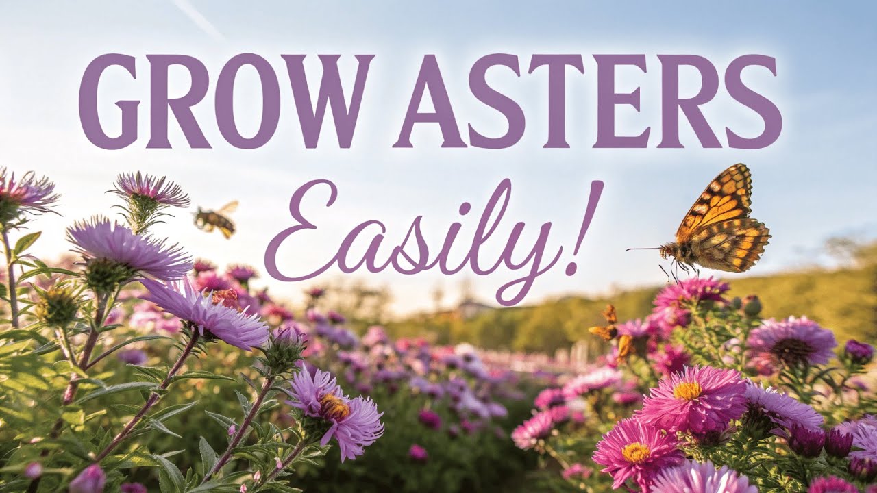 How to Grow New England & New York Asters – Easy Care Guide for Beginners”