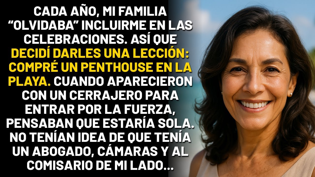 Cada año mi familia “olvidaba” invitarme a la fiesta de Año Nuevo. Este año compré un penthouse...