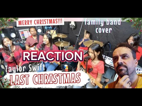 LAST CHRISTMAS - Taylor Swift version  Missioned Souls  family band studio cover-REACTION