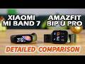 Xiaomi Mi Band 7 vs Amazfit Bip U Pro ⌚ Battle of Budget Fitness Trackers! 🔥