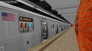 [OLD R153] OpenBVE 2024: R153 R Train @ 49 Street