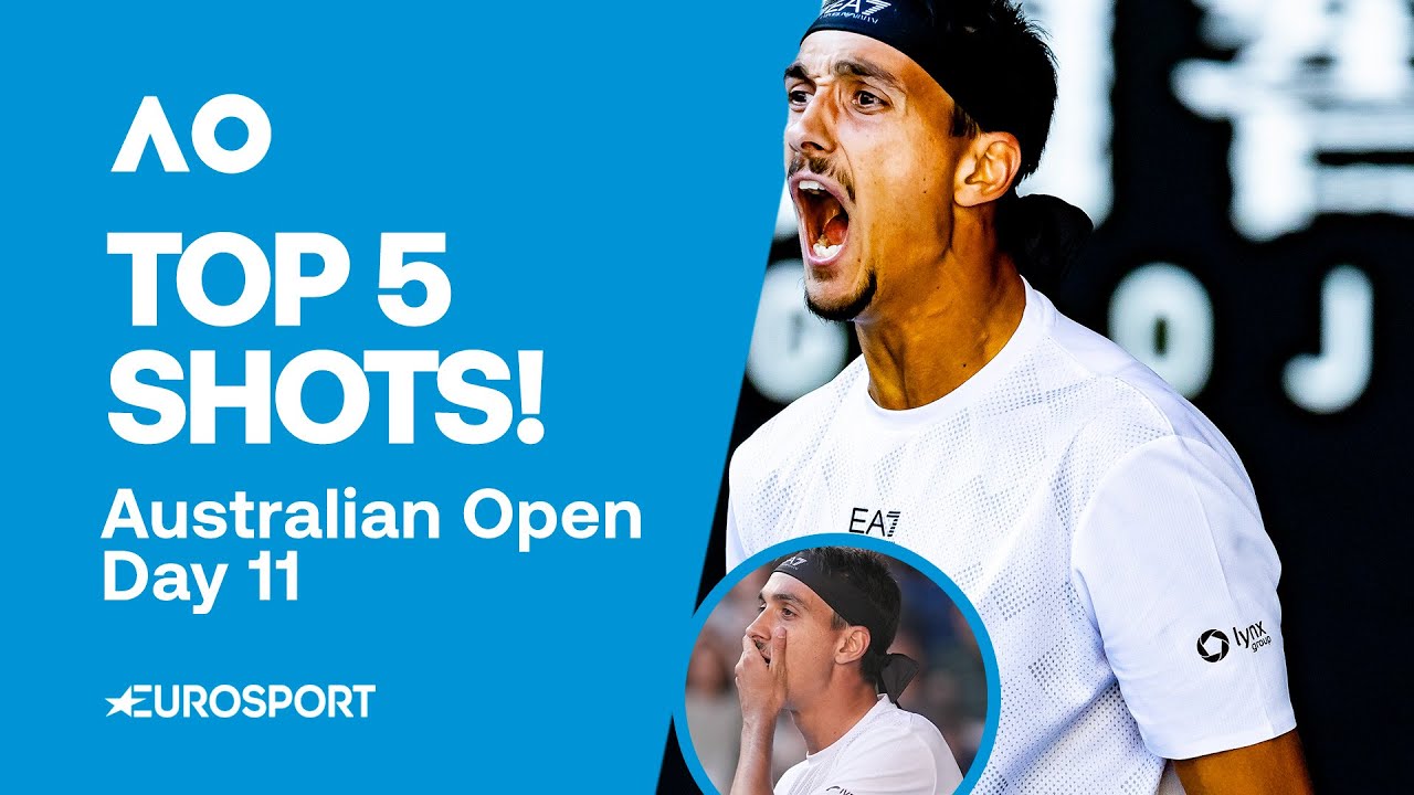 Top 5 shots Day 11 - Lorenzo Sonego MASTERCLASS! 🔥 | Australian Open 2025 Highlights 🇦🇺