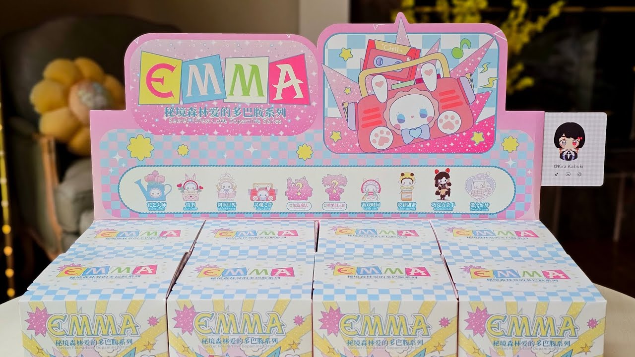 🐰 Lucky Emma: Secret Forest Love Dopamine blind box case unboxing!