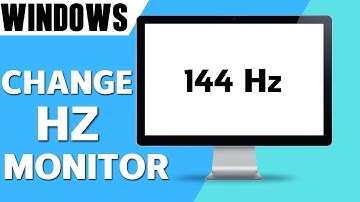 How to Change Refresh Rate on Monitor (Windows 10)